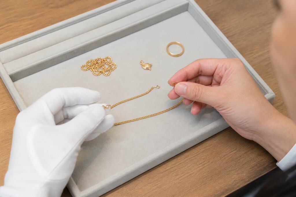 こんな18K/18金のネックレスでも買取できます