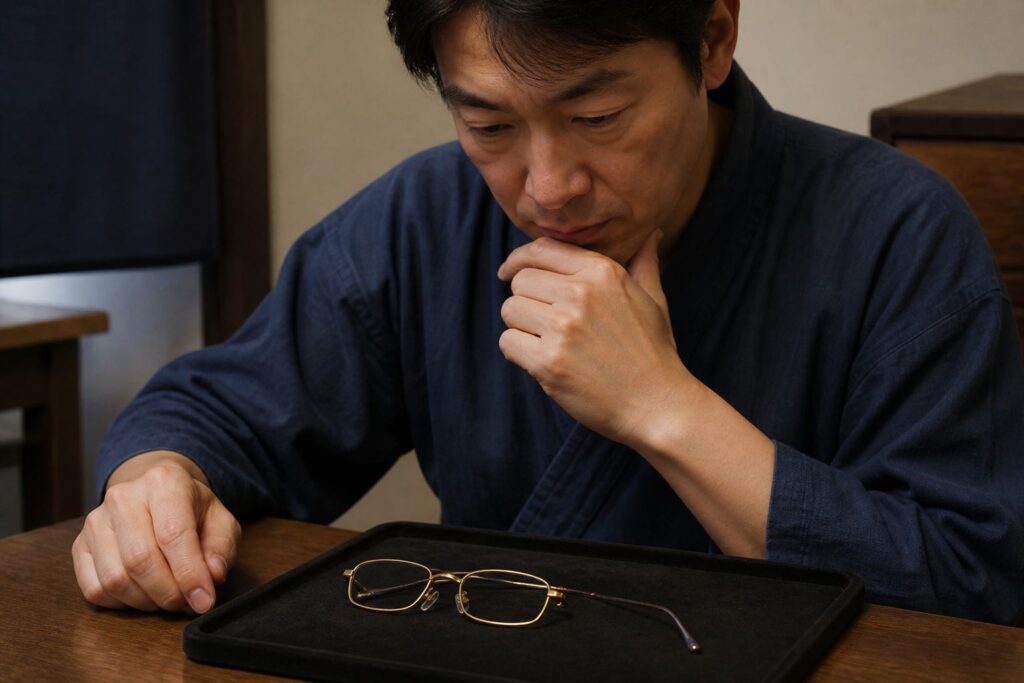 金縁メガネは買取できる