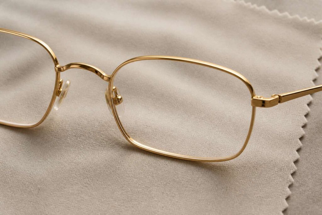 金縁メガネに使用される金の特徴