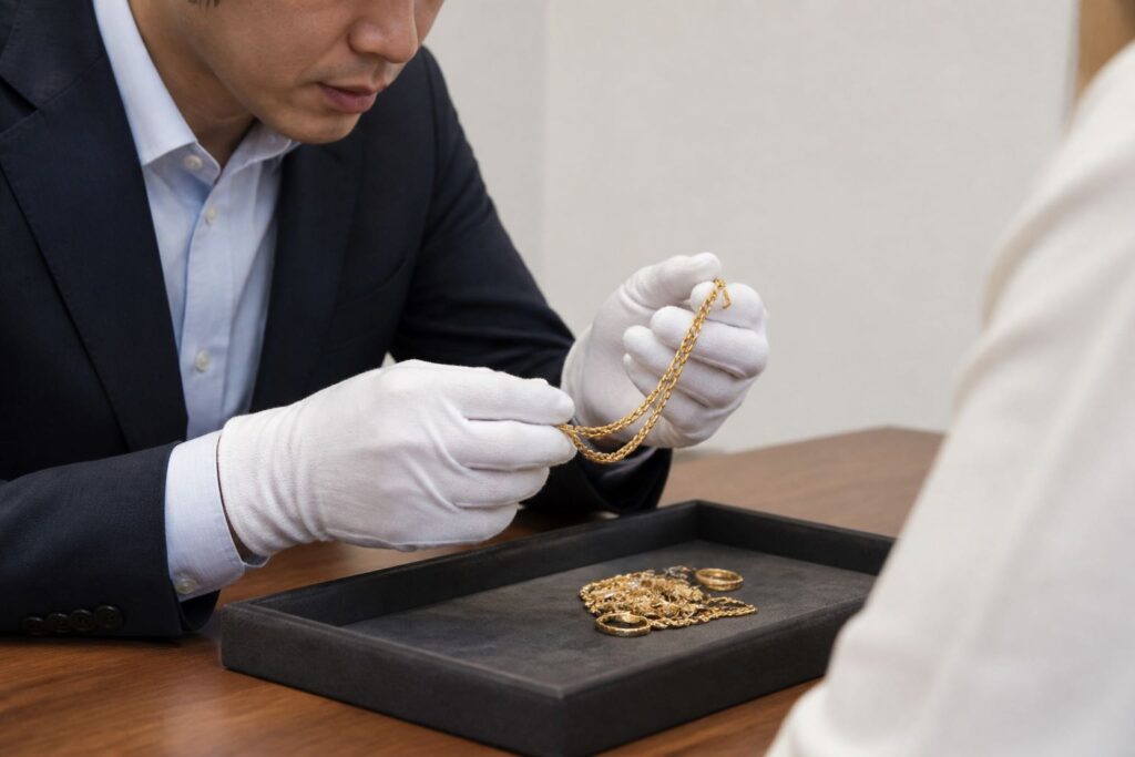 金買取の査定に要する時間