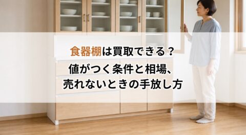 食器棚は買取できる？値がつく条件と相場、売れないときの手放し方