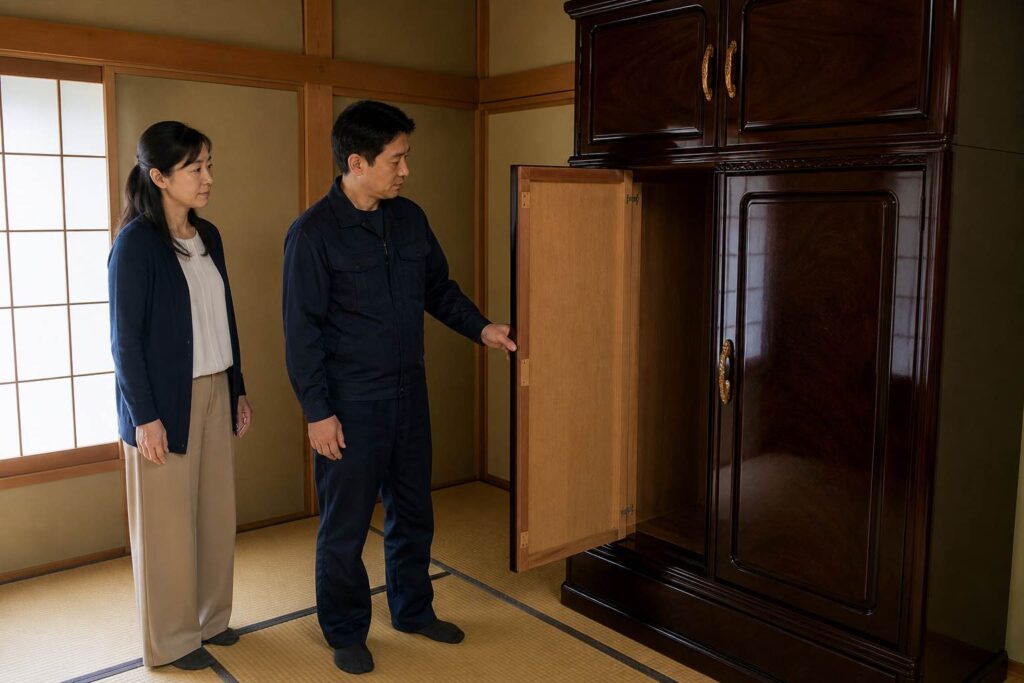 婚礼タンスを処分する前に売れるか確かめる方法