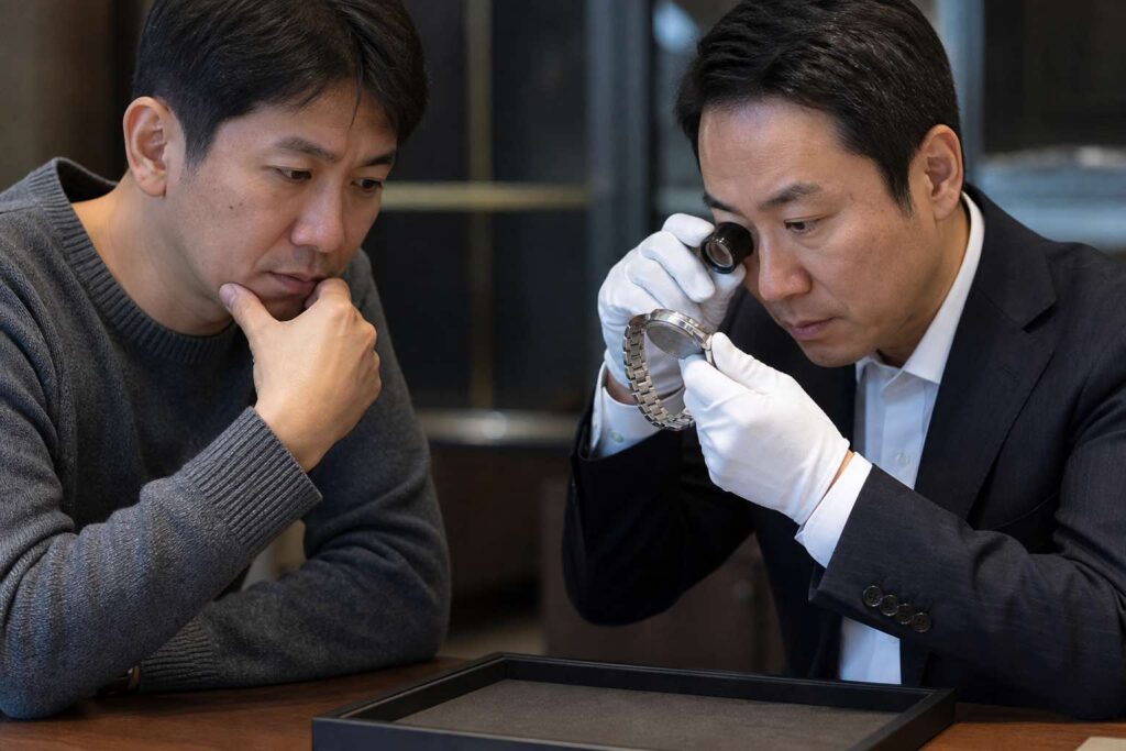 ロレックスの見分け方を試しても偽物と断定できない理由