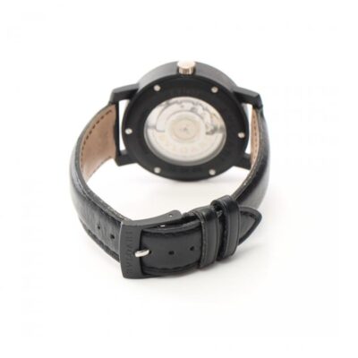 ブルガリブルガリ メンズ 腕時計 自動巻き カーボン レザー ブラック ブラック文字盤
