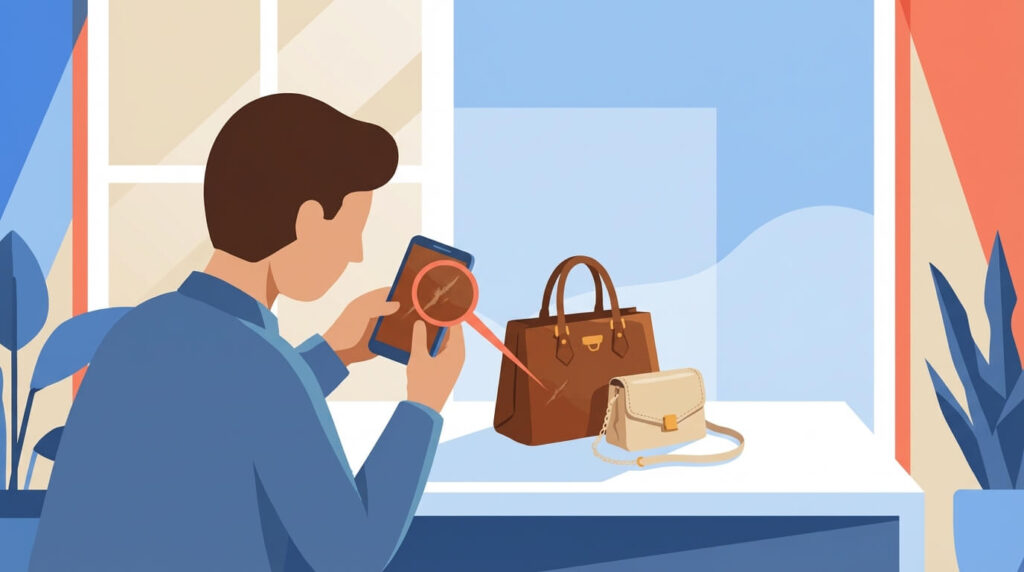 ④ 傷や汚れこそアップで載せる