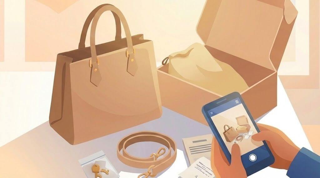 ⑤ 付属品を1枚目の写真に収める