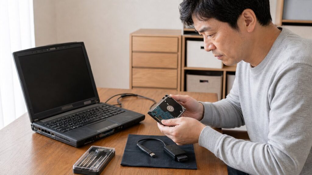 壊れたパソコンの処分前に必要なデータ消去