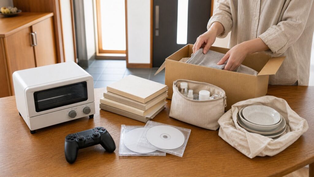 5,000円前後の不用品はまとめ売りで買取も