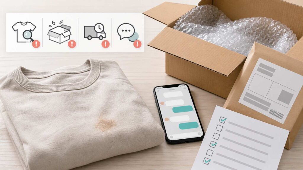 メルカリ出品者が「残念だった」をつけられる基準