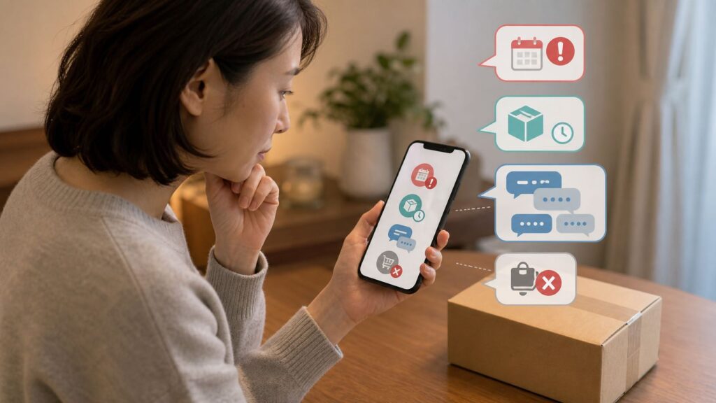 メルカリ購入者が「残念だった」をつけられる基準