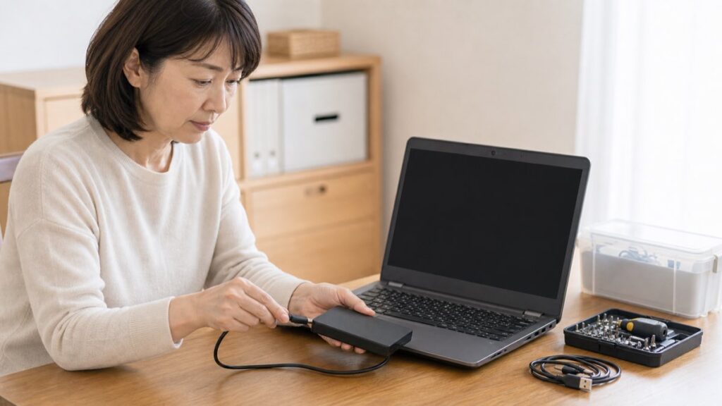 古いパソコンの処分前に進めるデータ消去