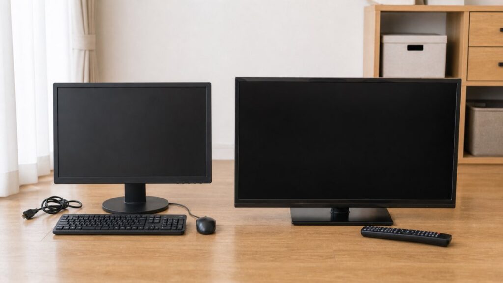 パソコン用モニターとテレビ用モニターは処分方法が違う