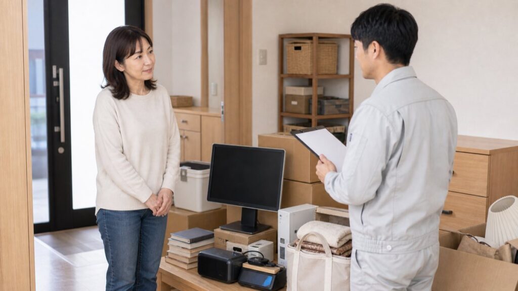 パソコンモニターをほかの不用品とまとめて手放す方法