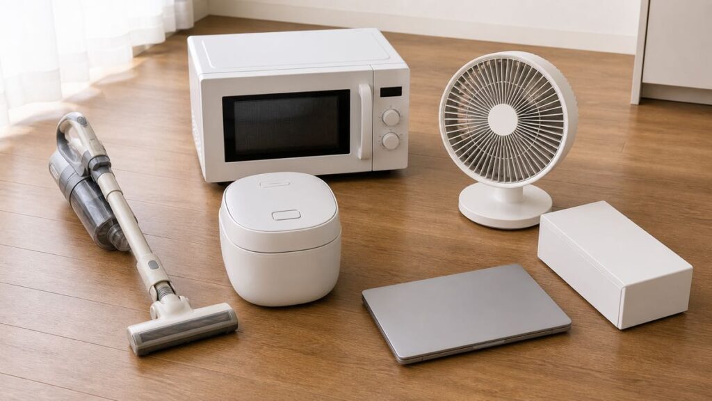 家電別に見る値のつき方の違い