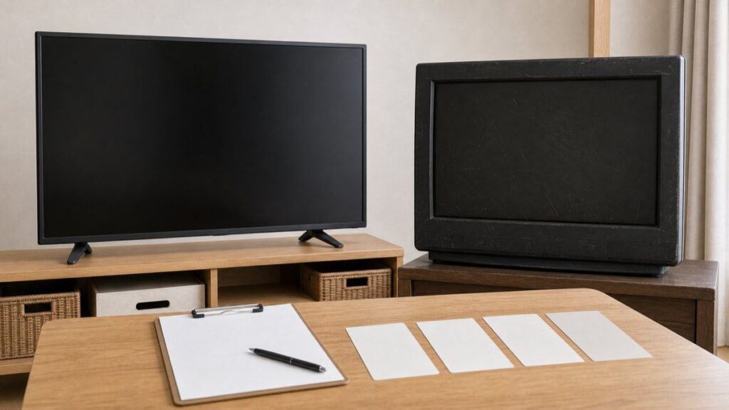 買取に出せるテレビと、出せないテレビの線引き