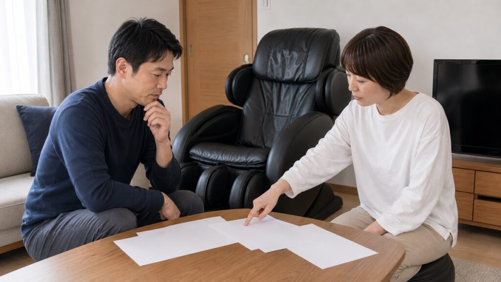 マッサージチェアの後悔でよくある質問