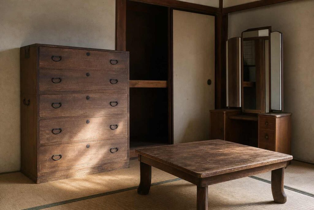 老人ホームに持ち込めなかった実家の家具
