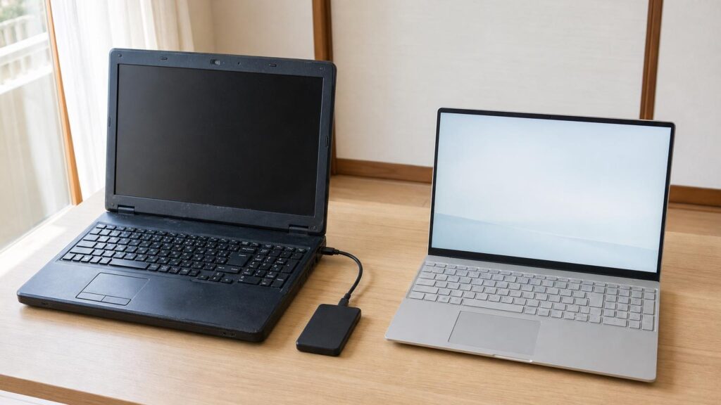 パソコンのデータ移行でやること