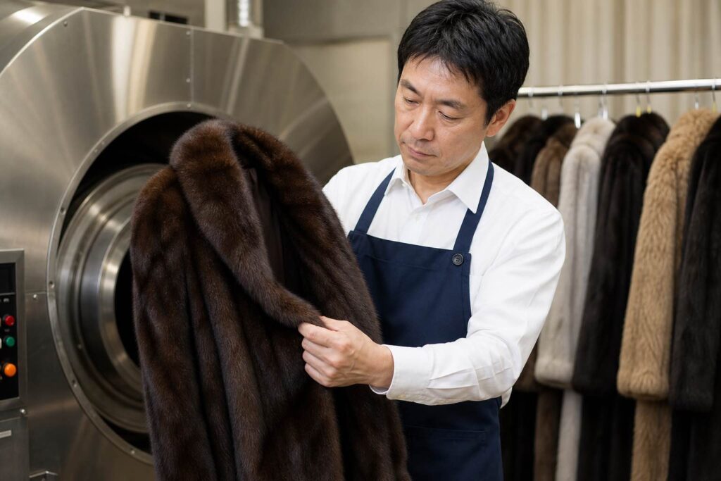 毛皮のクリーニングはプロのパウダークリーニングへ