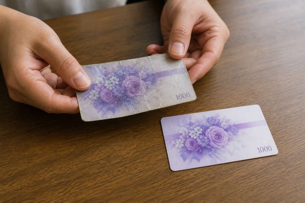 換金できないクオカードもある