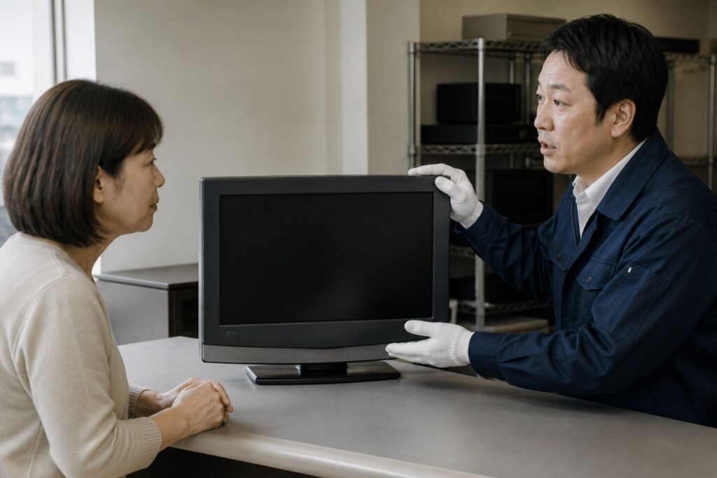 買取が難しい古いテレビの処分方法