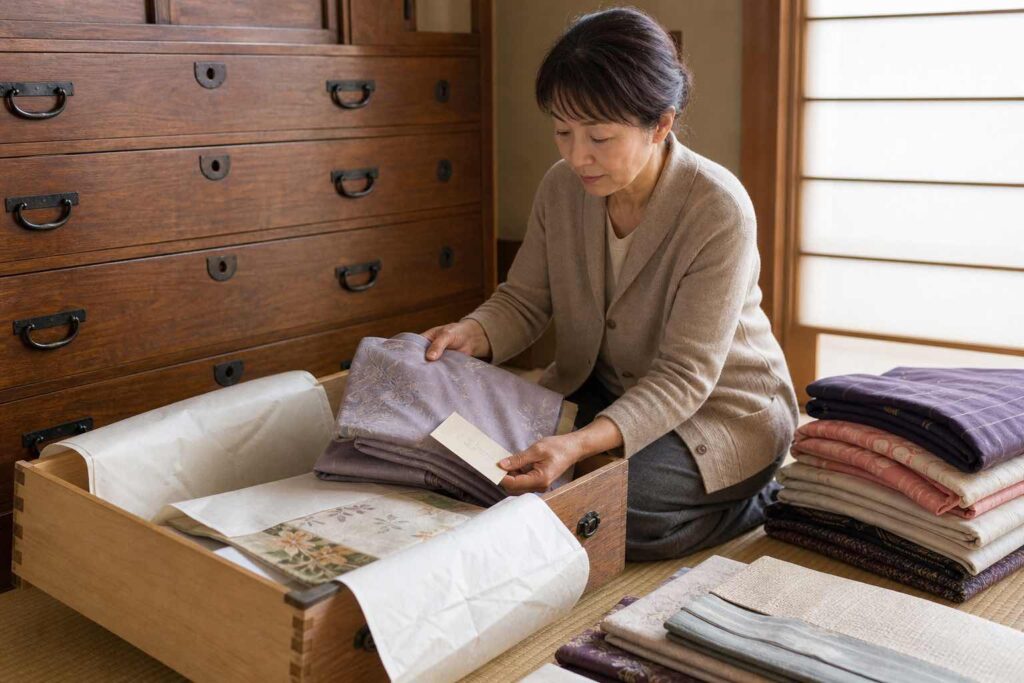 着なくなった着物を買取に出す前の準備