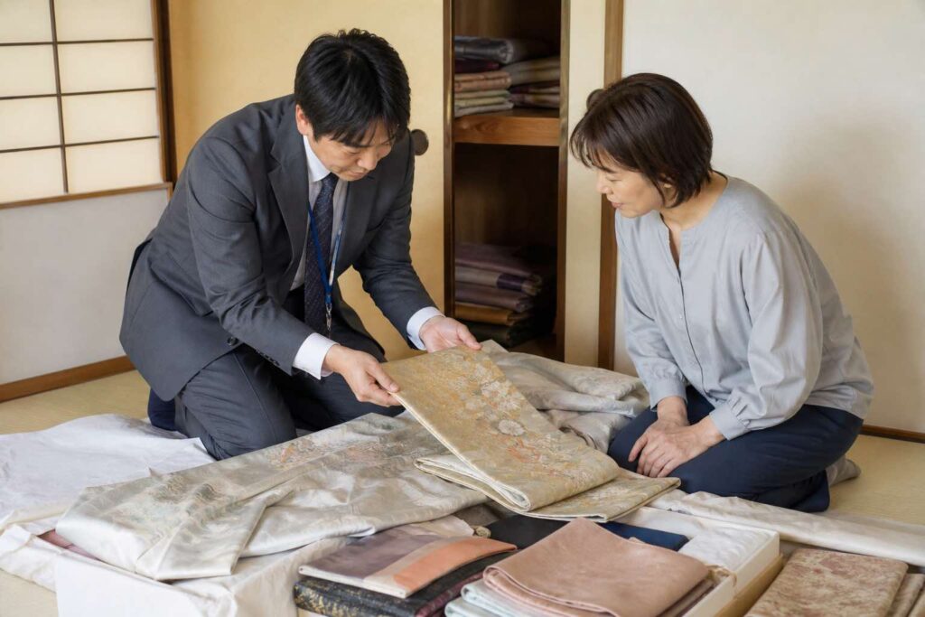 着なくなった着物の買取ならうるココにお任せください