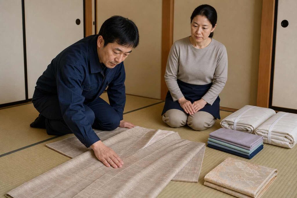 着物をまとめて処分したいなら出張買取
