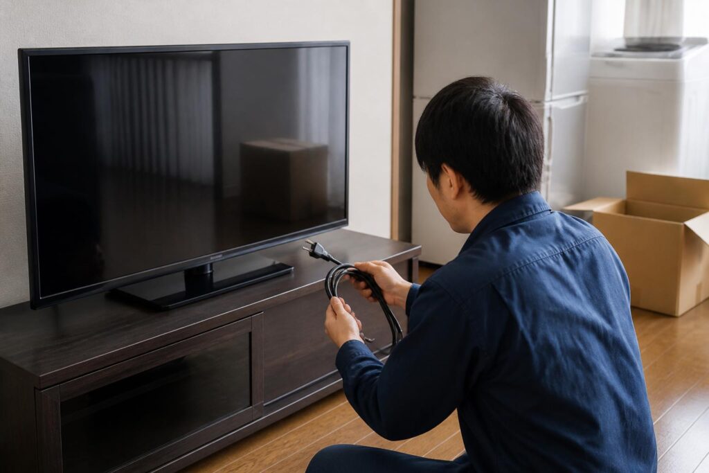 家電リサイクル法に沿って処分する