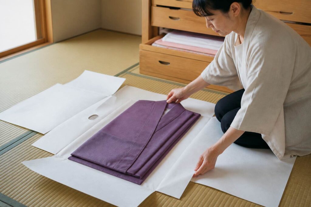 たとう紙の使い方