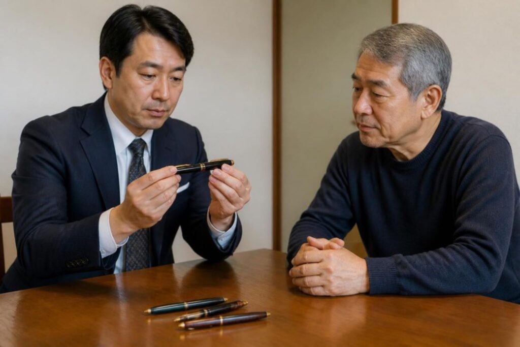 万年筆の売り方